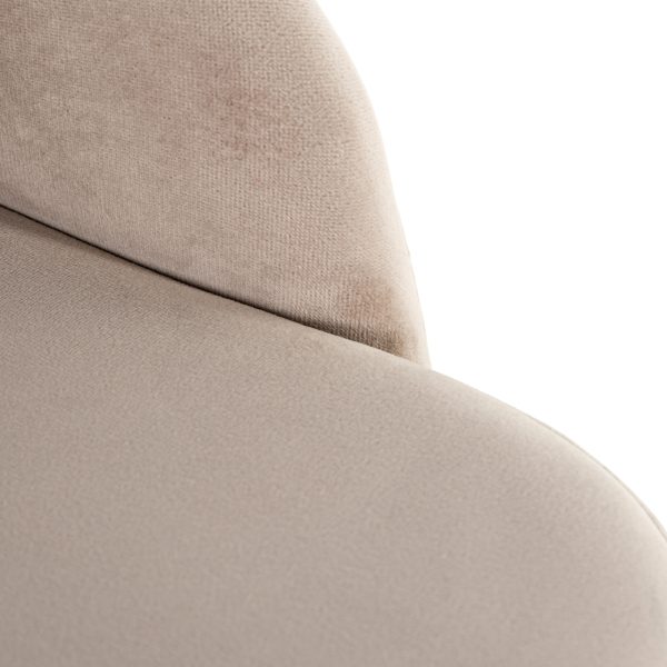Stoel Twiggy khaki velvet (Quartz Khaki 903) - Afbeelding 7