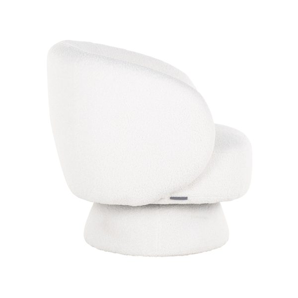Draaifauteuil Senna white furry (Himalaya 900 white furry) - Afbeelding 2
