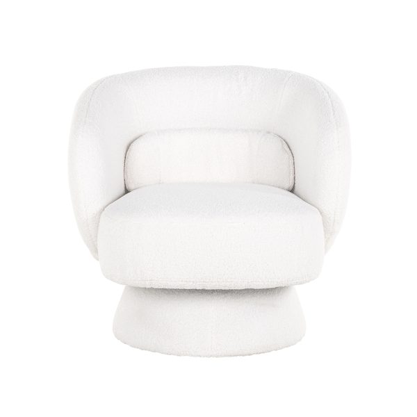 Draaifauteuil Senna white furry (Himalaya 900 white furry) - Afbeelding 4