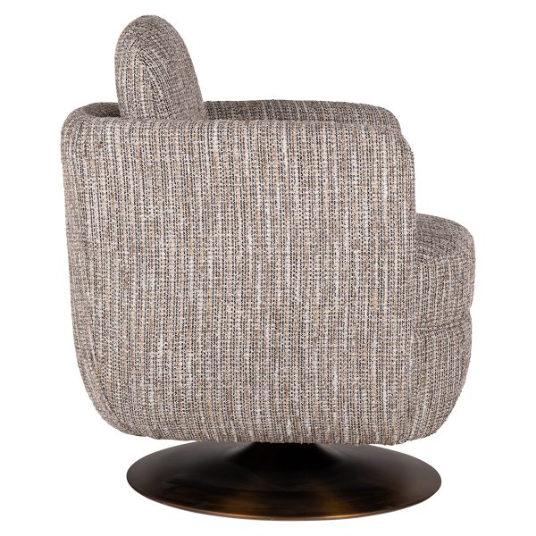 Draaifauteuil Turner beige coco (Beige) - Afbeelding 2