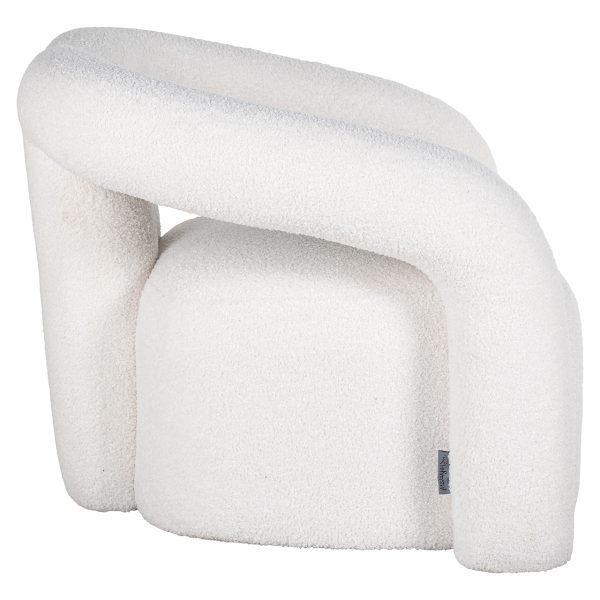 Fauteuil Dana white furry (Himalaya 900 white furry) - Afbeelding 2