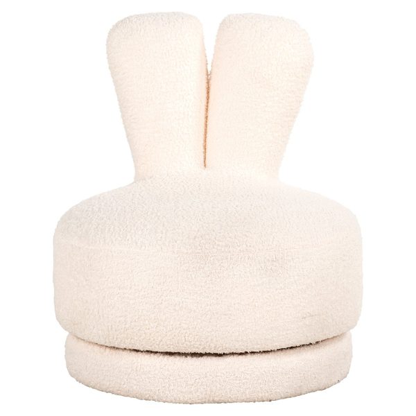 Kinderstoel Bunny white teddy (Teddy 14 White) - Afbeelding 4
