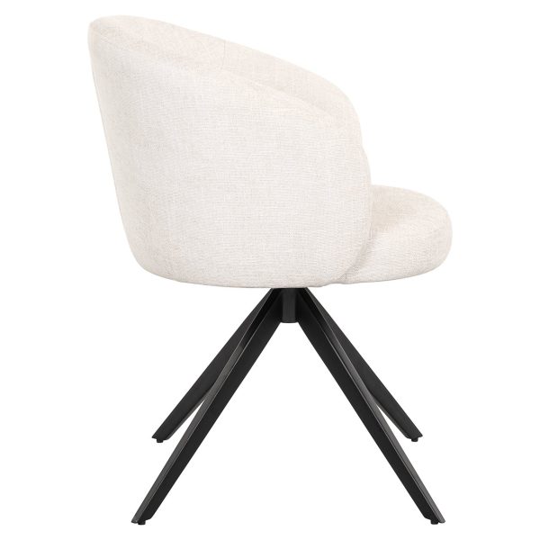 Draaistoel  Olivia ecru miami (Miami 102 Ecru) - Afbeelding 2
