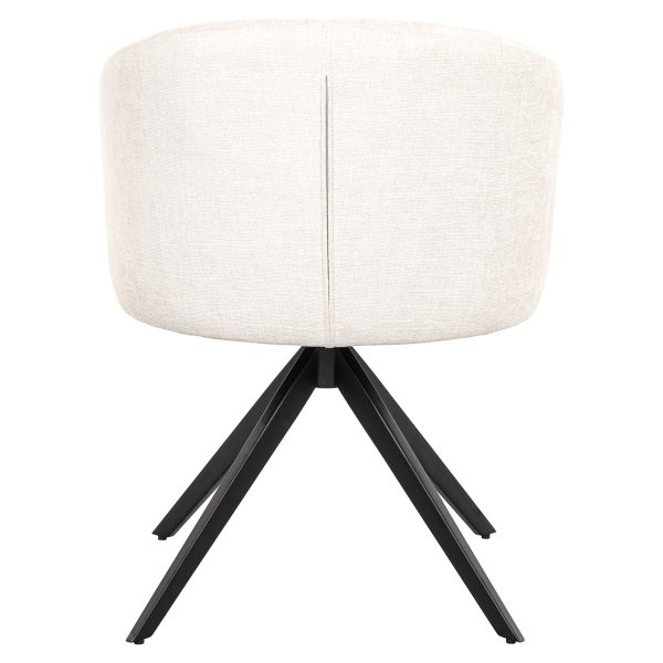 Draaistoel  Olivia ecru miami (Miami 102 Ecru) - Afbeelding 3
