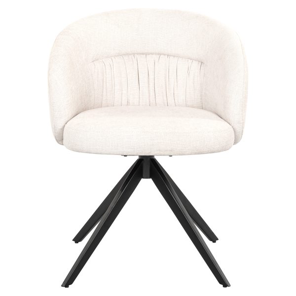 Draaistoel  Olivia ecru miami (Miami 102 Ecru) - Afbeelding 4
