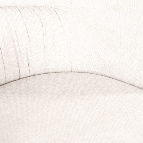 Draaistoel  Olivia ecru miami (Miami 102 Ecru) - Afbeelding 6