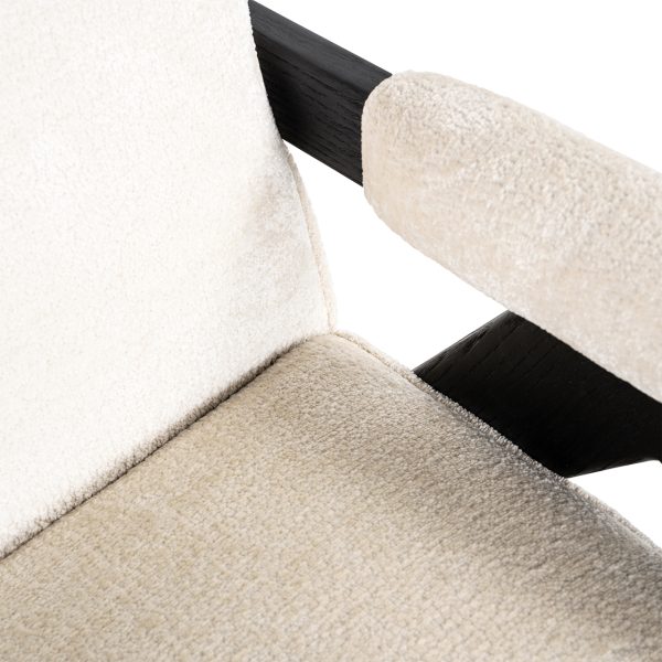 Fauteuil Cooper white chenille (Bergen 900 white chenille) - Afbeelding 7