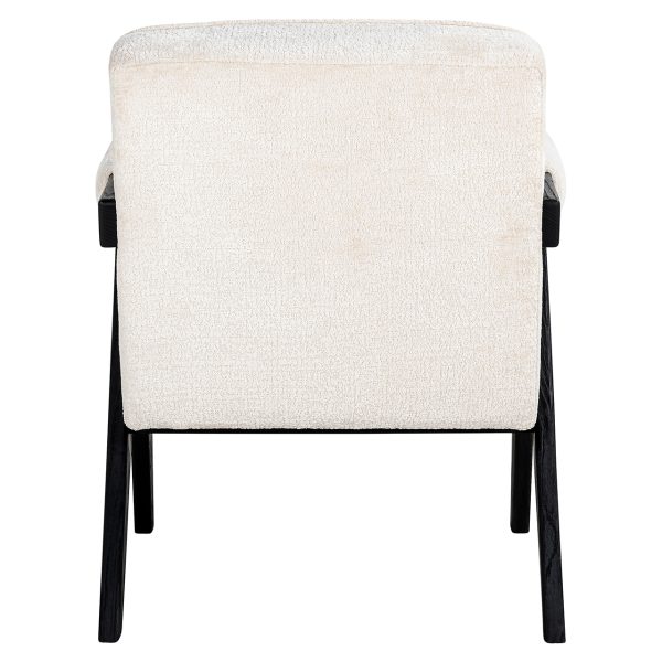Fauteuil Cooper white chenille (Bergen 900 white chenille) - Afbeelding 3