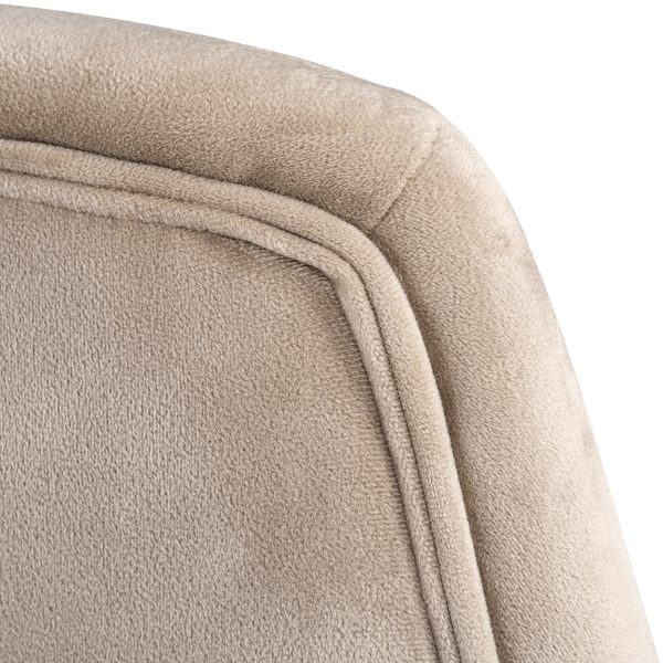 Draaifauteuil Nora khaki velvet (Quartz Khaki 903) - Afbeelding 6