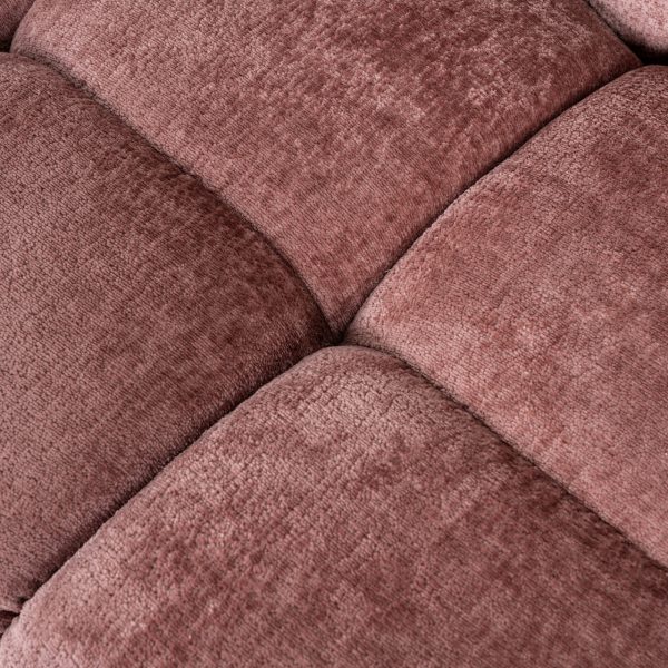 Bank Charelle rose chenille (Bergen 705 rose chenille) - Afbeelding 5