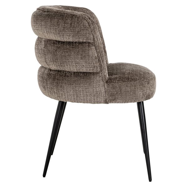 Stoel Stella stone chenille (Niagara 104 Stone Chenille) - Afbeelding 2