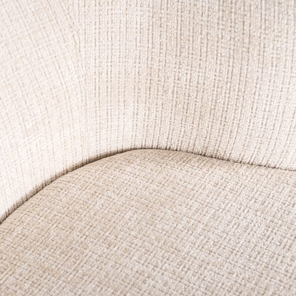 Draaistoel Cheyenne beige chenille (Niagara 902 beige Chenille) - Afbeelding 7