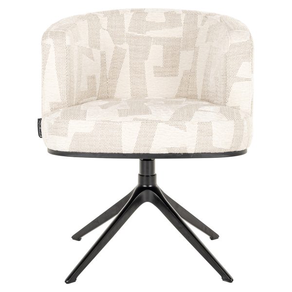 Draaifauteuil Cheyenne beige graffic (Beige graffic) - Afbeelding 4