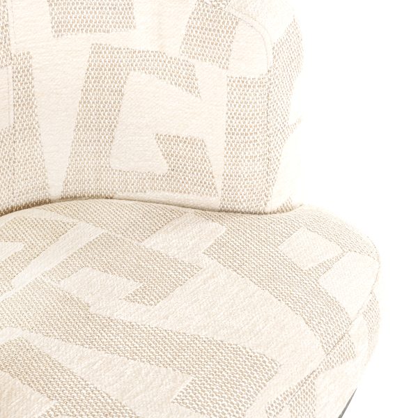 Draaifauteuil Cheyenne beige graffic (Beige graffic) - Afbeelding 7