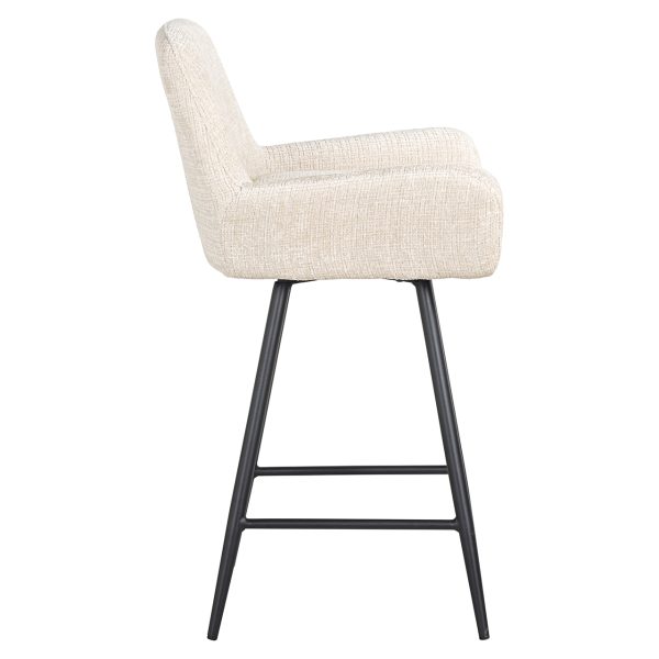 Counterstoel  Linsey beige chenille (Niagara 902 beige Chenille) - Afbeelding 2