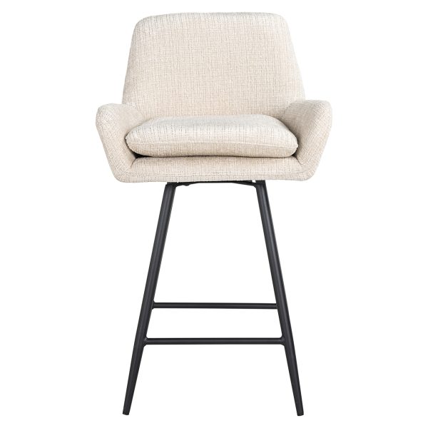 Counterstoel  Linsey beige chenille (Niagara 902 beige Chenille) - Afbeelding 4