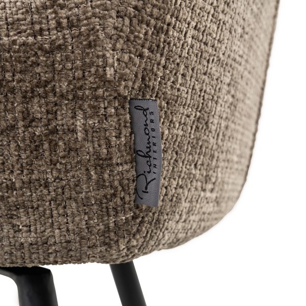 Counterstoel Linsey stone chenille (Niagara 104 Stone Chenille) - Afbeelding 6