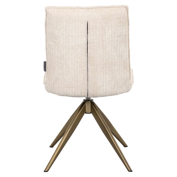 Draaistoel Dakota beige chenille (Niagara 902 beige Chenille) - Afbeelding 3