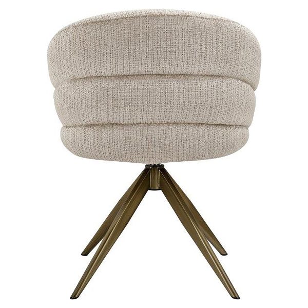Draaistoel Zendaya beige chenille (Niagara 902 beige Chenille) - Afbeelding 3