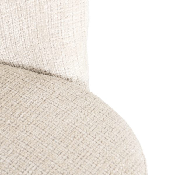 Draaistoel Zendaya beige chenille (Niagara 902 beige Chenille) - Afbeelding 7