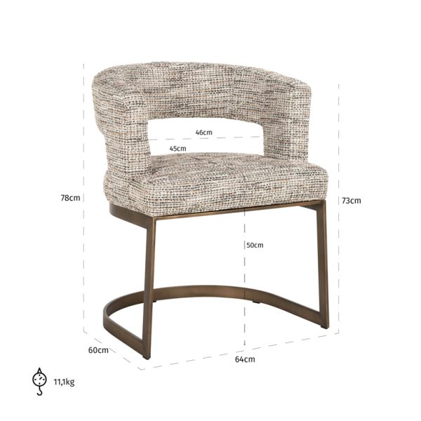 Stoel Ellis be trendy nature (Be Trendy 01 Nature) - Afbeelding 5