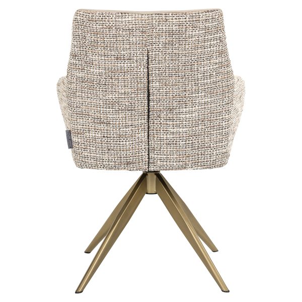 Draaistoel Lisonne be trendy nature / khaki velvet (Be Trendy 01 Nature) - Afbeelding 3