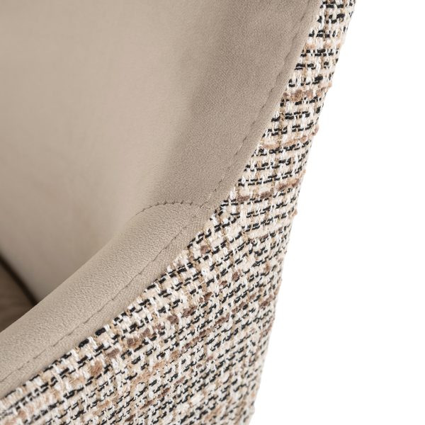Draaistoel Lisonne be trendy nature / khaki velvet (Be Trendy 01 Nature) - Afbeelding 7