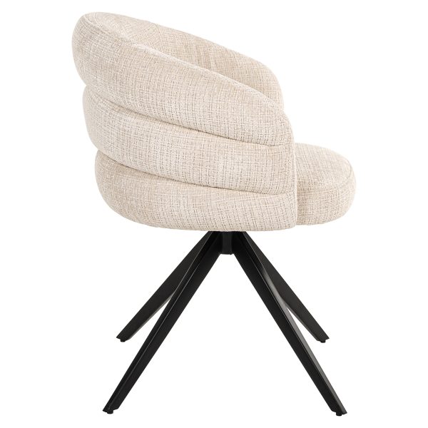 Draaistoel Serenity beige chenille (Niagara 902 beige Chenille) - Afbeelding 2