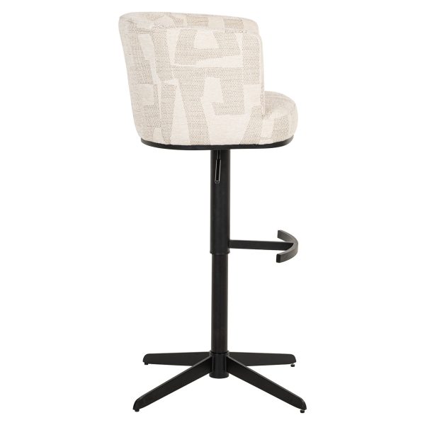 Bar/counterstoel Cheyenne beige graffic (Beige graffic) - Afbeelding 14