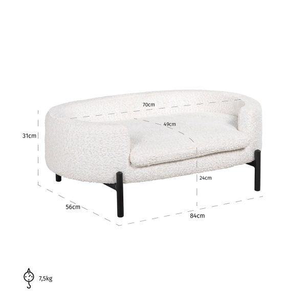 Huisdierenbed Dolly white sheep (Sheep 02 white) - Afbeelding 4
