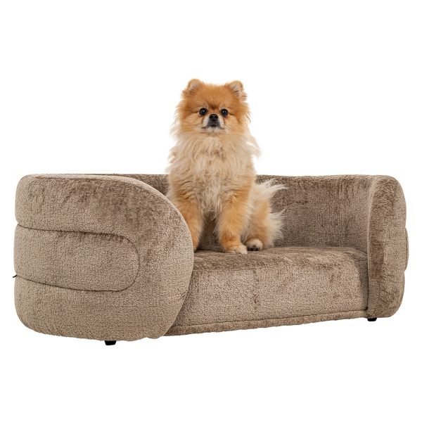 Huisdierenbed Bingo taupe chenille (Bergen 104 taupe chenille) - Afbeelding 13