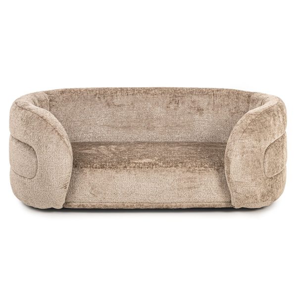 Huisdierenbed Bingo taupe chenille (Bergen 104 taupe chenille) - Afbeelding 4