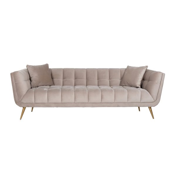 Bank Huxley Khaki velvet / Brushed gold (Quartz Khaki 903) - Afbeelding 3