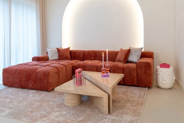 Salontafel set Fictus Travertine faux (Beige) - Afbeelding 12