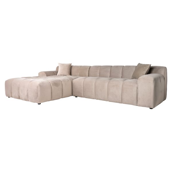 Bank Cube 3-zits + lounge links (Quartz Khaki 903) - Afbeelding 4