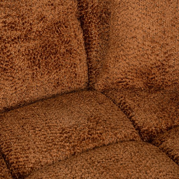 Sofa Cube 3-zits + lounge links (Be Lovely 603 Cinnamon) - Afbeelding 8
