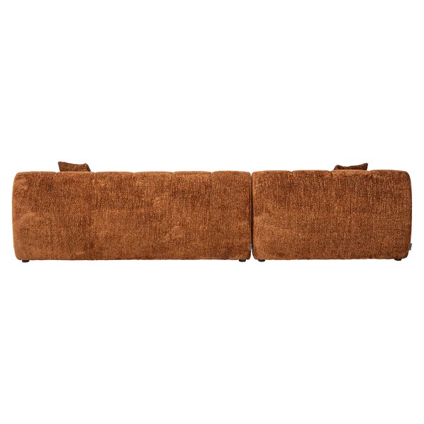 Sofa Cube 3-zits + lounge links (Be Lovely 603 Cinnamon) - Afbeelding 3