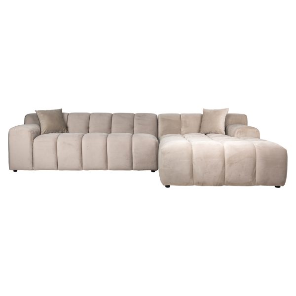 Bank Cube 3-zits + lounge rechts (Quartz Khaki 903) - Afbeelding 5