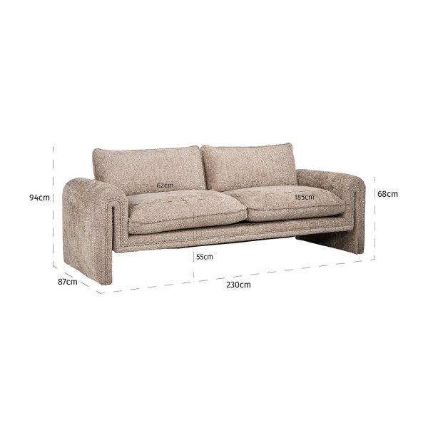 Bank Sandro lovely beige (Be Lovely 170 Beige) - Afbeelding 5