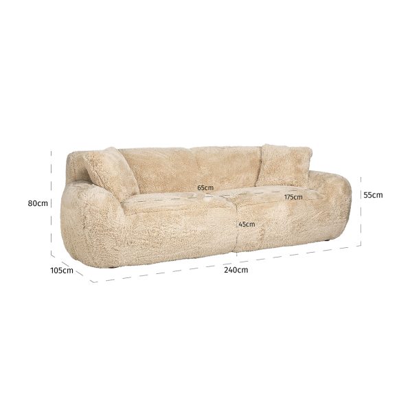 Bank Comfy sand yakety (Yakety Yak Sand) - Afbeelding 4