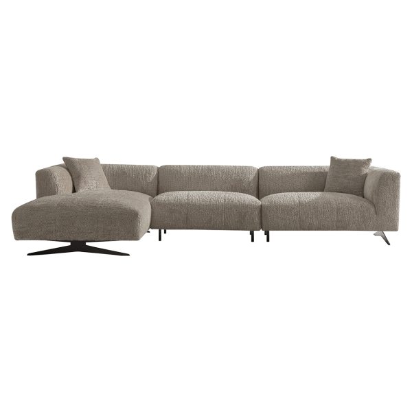 Bank Hoxton 3-zits + lounge links (Be Lovely 170 Beige) - Afbeelding 2