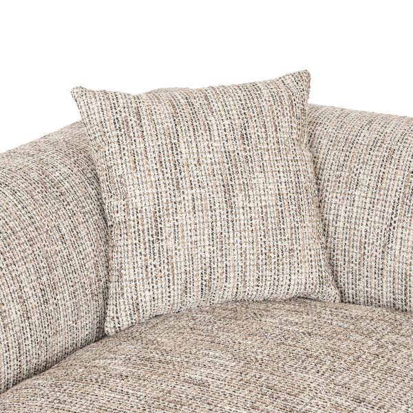 Bank Hoxton 3-zits + lounge links (Be Trendy 01 Nature) - Afbeelding 8