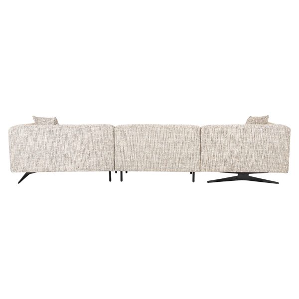 Bank Hoxton 3-zits + lounge links (Be Trendy 01 Nature) - Afbeelding 3