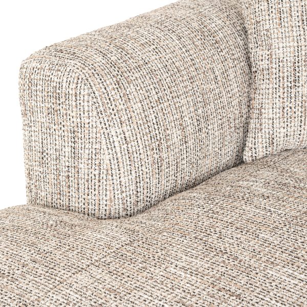 Bank Hoxton 3-zits + lounge links (Be Trendy 01 Nature) - Afbeelding 7