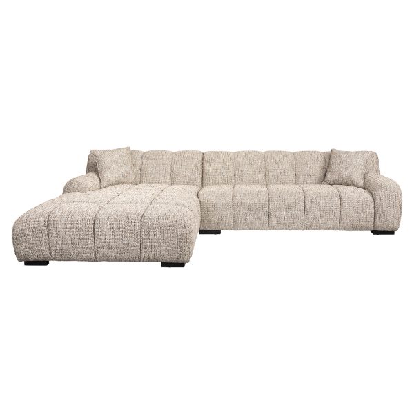 Bank Hazel 3-zits + lounge links trendy nature (Be Trendy 01 Nature) - Afbeelding 5