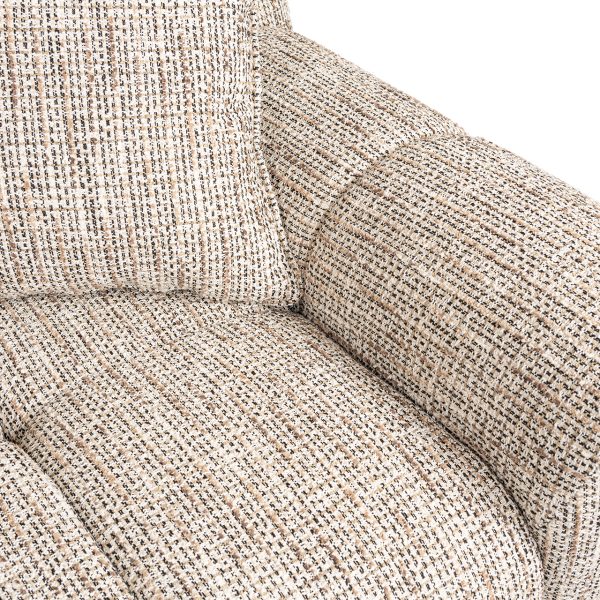 Bank Hazel 3-zits + lounge links trendy nature (Be Trendy 01 Nature) - Afbeelding 7