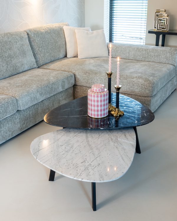 Salontafel Trocadero set van 2 (Black/white) - Afbeelding 5