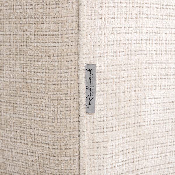 Sofa Santos 2,5-seater + lounge right beige niagara (Niagara 902 beige Chenille) - Afbeelding 6