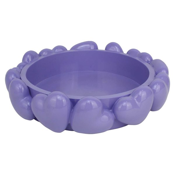 Dienblad Sanny hearts (Purple)