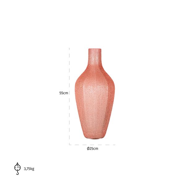 Vaas Ceylin klein (Pink) - Afbeelding 2